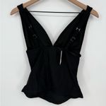 J.Crew Ruched Plunge Tankini Top Size XS Photo 2