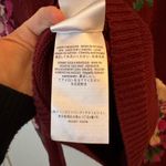 Gucci  M Burgundy Floral Wool Knit Crewneck Sweater Photo 7