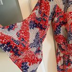 Jessica Simpson  Red, White, & Blue Long Sleeve Dress size 6 Photo 1