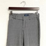 Old Navy  Womens Pants Pixie Fit Black White Houndstooth Ankle Size 4 Tall Photo 2