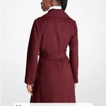 Michael Kors Wool Wrap Coat (Camel) Photo 3