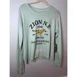 Parks Project  Womens Green Long Sleeve Boxy Tee Sz M Zion Canyoneering NWT READ Photo 5