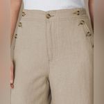 Sundance  Oakley Easy Pants 100% Linen Wide Leg Size 8 Photo 1