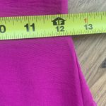 Monteau  Puff Sleeve Front Slit Sheath Dress Hot Pink Fuchsia Women's Size‎ Small Photo 12