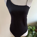 Abercrombie & Fitch  One Shoulder Black Bodysuit  Photo 0