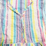 Collections, Etc. Vintage Rainbow Chambray House Coat Mumu Size XXL Photo 1