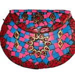 Moroccan RAMLA Mosaic Clutch Coachella Bollywood Pink Blue Red Festival Boho Photo 0