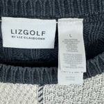 Liz Claiborne LIZ GOLF Vintage Retro Cotton Wool Patchwork Sweater Size L Photo 3