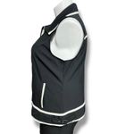 Chico's Zenergy by Womens Vest Shirt Collared Full Zip Buckle Hips Pockets Size 2 Photo 4