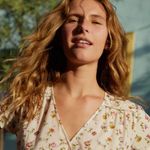 Christy Dawn ππ The Dawn Dress ~ Cream Garden Floral Print Small S NWT Photo 9