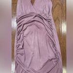 Lucy in the Sky Pink Ruched Bodycon Mini Dress Medium Photo 7