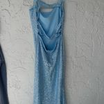 Windsor Blue Sequin Gown Photo 6