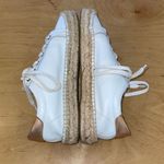 Soludos Espadrille Shoes Sneakers Lace Up White Natural Size 9 Photo 8