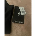 Electric yoga NWT  Bolt Criss Cross Sports Bra Black Size M Photo 7