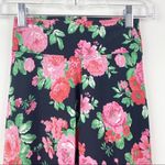 LIQUIDO ACTIVE Black Pink Floral Athletic Leggings Size X Photo 1