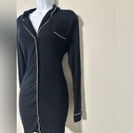 Nordstrom Moonlight Eco Nightshirt Modal Blend Size S GUC BLACK Photo 3