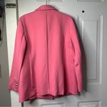 Talbots double breasted hot pink barbie core jacket size 14 valentine Photo 4