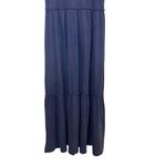 Aerie  Blue Maxi Smock Dress‎ Size Medium Cottage Bohemian Twee Photo 2