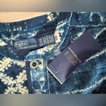 Ralph Lauren Polo  Shabori Patchwork Rowie Long Sleeve Dress Blue XS NWT Photo 5