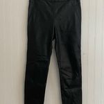 Free People  Vegan Faux Leather Look Skinny Pull On Legging in Black Size 27 NWT Photo 4