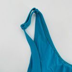 Robin Piccone Ava Swimsuit Size 8 NEW One Piece Blue Knot Plunge Turquoise NWOT Photo 12