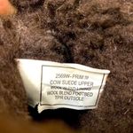 BEARPAW  💯 chocolate brown suede boots with wool blend lining. Size 8. Photo 12