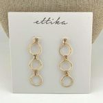 Nordstrom  NWT Ettika Gold Hoop Earrings rose gold jewel - designed in LA ♥️ Photo 1