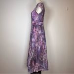 SunnyRight Flutter Sleeve Rhinestone Embellished Purple Dress Women’s Medium Pink Photo 4