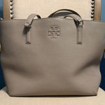 Tory Burch  Taupe Leather Tote Photo 0