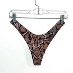 SheIn Snakeskin Cheeky Bikini Set Size: M Great condition, worn once Photo 1