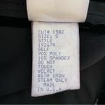 Tadashi Shoji Tadashi Vintage Wide Leg Black Velvet Pants with Embroidery - Size Small Photo 7