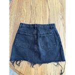 Forever 21  Women's Raw Hem Distressed Denim Jean Mini Short Skirt Size M Photo 8