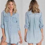Billabong  Got The Blues Chambray Shirt Dress Photo 1