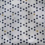 Fossil  Dawson Polka Dot Crossbody Bag Purse Gray Navy Mustard Adjustable Strap Photo 4