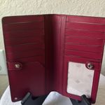 Kate Spade : Colorblock Blue/Purple tone 12 card slots- ID card spot- red inside Photo 5