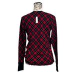 Victoria's Secret  Thermal Short Pajamas in Red Black Plaid M goth grunge academi Photo 4