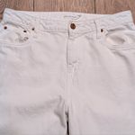 Avec Les Filles  Womens 29 Crop Straight Jeans White Denim Pants Capri Photo 1