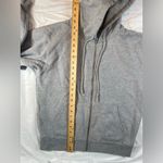 Brandy Melville Grey Hoodie Zip up front, Cotton Blend One Size Photo 3