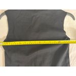 AQUA  Sleeveless Square Neck Knit Top Black Tank Stretch‎ Fitted top M Photo 8