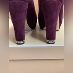 Michael Kors Elegant Plum Suede Platform Heels. Size-6M Photo 4