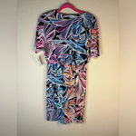 Trina Turk NWT  Multicolor Dolman Sleeve Dress Photo 3