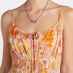 Mason & Belle Floral Maxi Dress with Orange and Pink Accents 
Josie Maxi Dress Photo 1