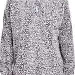 Love Tree  Grey long sleeve Sherpa Pullover Photo 0