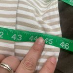 Chico's Striped Sleevless Midi Shift Dress in Cream and White Size 1=USM Photo 9