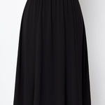 Susan Graver  A-Line‎ Skirt Women Pull On Elastic Waist Neutral Casual Black XS Photo 0
