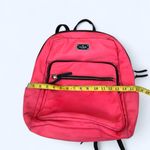 Kate Spade Large Pink Nylon Wilson Bradley Backpack Bag Purse Preppy Academia. Great for laptop books school university college work. Lots of space Measurements in pics Photo 3