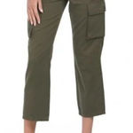 frame denim Frame Cargo Pants Green Washed Surplus Cropped Relaxed Utility Military Size 30 Photo 0