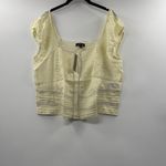 J.Crew  Cap-sleeve lace-trim top in cotton voile Photo 4