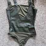 4SI3NNA Marlena Bodysuit in Olive‎ size XS NWT MSRP $88 Green Photo 2