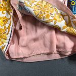 Maeve by Anthropologie Resort Wrap Dress Size 14 Floral Print Square Neck Tie Pink Photo 10